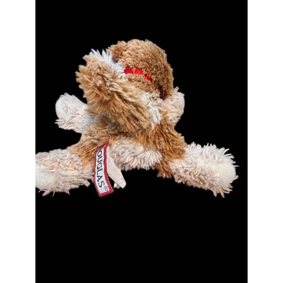 Douglas Plush Dog Toy Brown & White Floppy Stuffed Animal 8" Long Soft & Cuddly - Picture 8 of 8